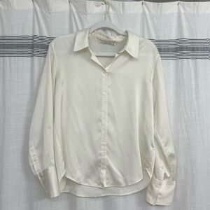 Abercrombie & Fitch Cream Silky Blouse